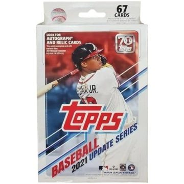 Topps - kastīte beisbola kartīšu uzglabāšanai ar 2