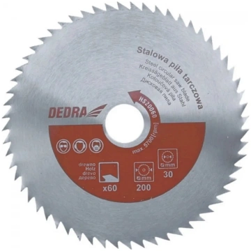 Apaļš zāģa ripa koksnei Dedra HS18060 — 180 mm dia