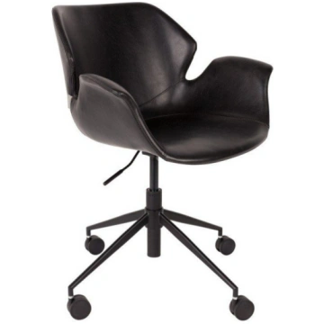Melns biroja krēsls Zuiver Office Chair Nikki