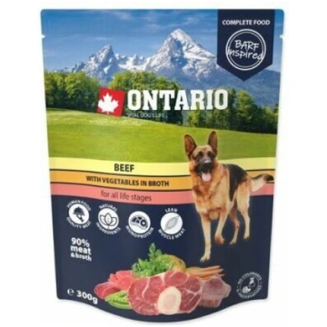 Ontario Dog Beef with vegetable in broth, 300 g