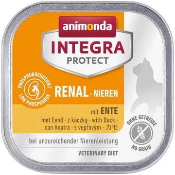 ANIMONDA Integra Protect Renal Duck - mitrā kaķu b