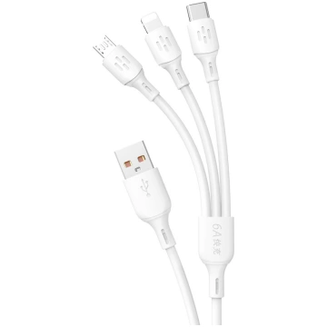 USB cable - USB C / micro USB / Lightning 480Mb/s