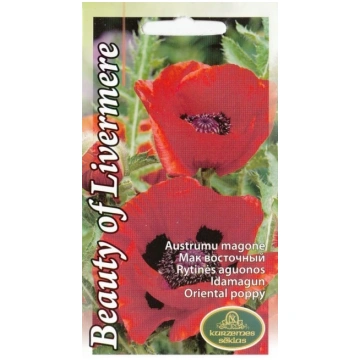 Austrumu magone Beauty of Livemere sēklas 0,1gr Ku