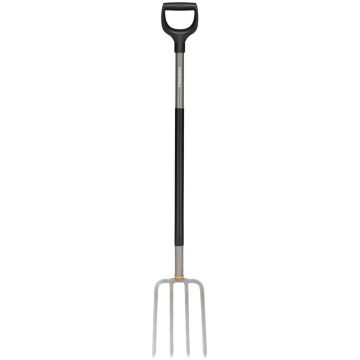 Fiskars 1070679 Dārza dakšas ar 4 zargiem cietām a