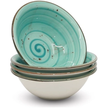 Bascuda Porcelāna graudaugu bļodu komplekts ar 4 b
