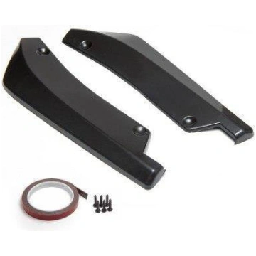 Universal Black Rear Bumper Lip Splitter & Chin Sp