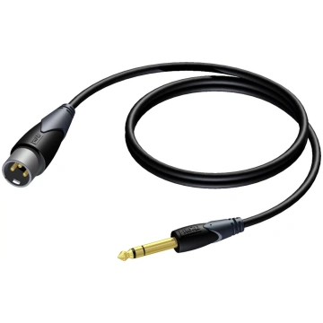 Procab audio kabelis XLR (v) uz 6.3 mm stereo ligz