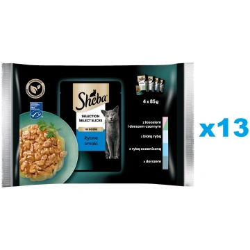 SHEBA Selection Selection Select Slices Fish Flavo