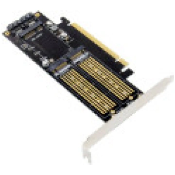 Inline® PCIE KARTE ZU M.2. MSATA [PCIe Karte x16 z