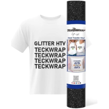 TECKWRAP Glitter HTV siltuma pārneses vinila rulli