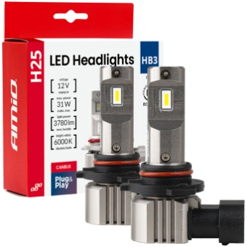 Led auto spuldzes h25 sērijas canbus hb3 9005 12v 