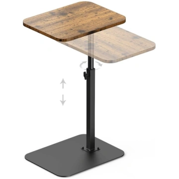 Side Table Sofa Table Tray for Couch Heavy Metal B
