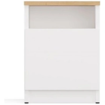 GALAX 30/1D WHITE/ARTISAN BEDSIDE TABLE TOH