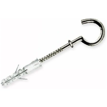 NYLON PLUG WITH SCREW HOOK 6X30 MM 8702423 (200010