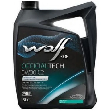 Motoreļļa OFICIALTECH -65610 5W30 C2 5L TOYOTA / H