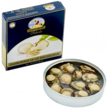 Mazās jūras ķemmītes sālījumā, 110g 4045