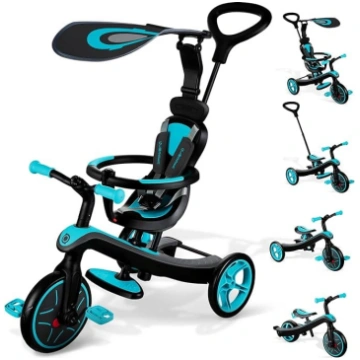 GLOBBER Explorer Trike 4-in-1 bērnu ratiņi, tricik