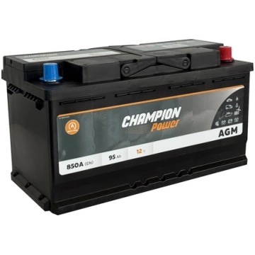 Auto akumulators AGM CHAMPION POWER 12V/95AH/850A