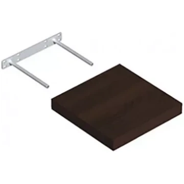 Sienas plaukts 235x235x38mm wenge