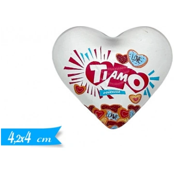 MAGNETE CUORE TI AMO 4.2x4cm