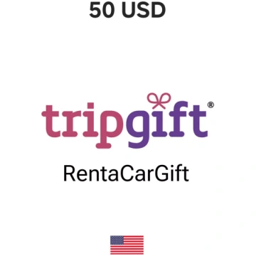 USA TripGift RentaCarGift 50 USD Gift Card