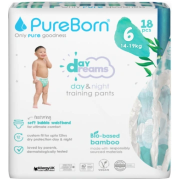 PureBorn Day Dreams uzvelkamās autiņbiksītes 6.izm