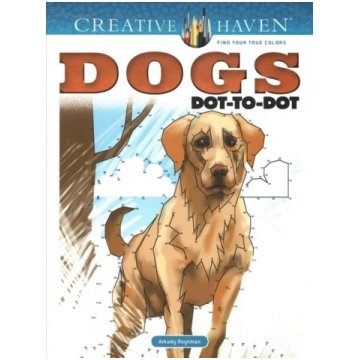 Creative Haven Dogs Dot-to-Dot