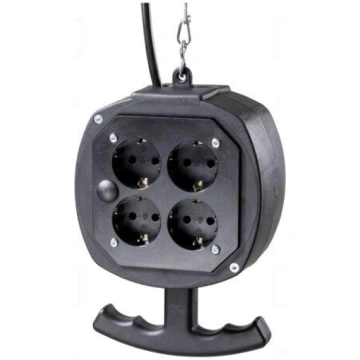 Power splitter | 3G1.5mm2 | 3m | PVC | black | Soc