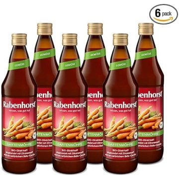 RABENHORST Dārza burkānu sula Organic Pack of 6 (6