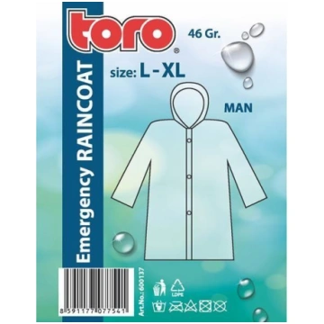 Toro Lietusmētelis vīriešiem L-XL BEracedog Lietus