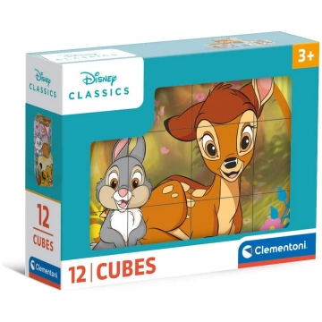 CLEMENTONI puzle Disney Classics, 12 kubi, 41196 C