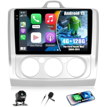 CAMECHO 4+128G 9 collu Android 15 auto radio Ford