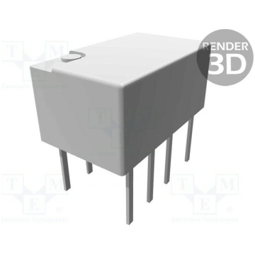 Relay: electromagnetic; DPDT; Ucoil: 12VDC; 2A; 0.