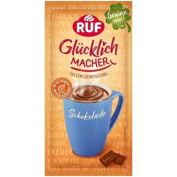 RUF Glücklichmacher kausa pudiņš ar šokolādi, krēj