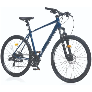 Velosipēds hibrīds Corelli, 28 ", 20" rāmis, zila 