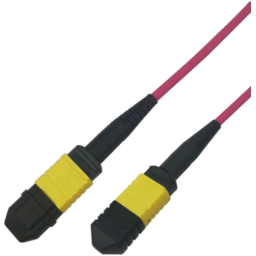MPO12-MPO12 Fiber cable DELTACO, type B, UPC, OM4,