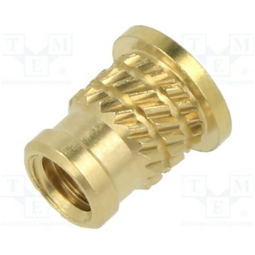 Threaded insert; brass; M4; BN 20003 | B4/BN20003 