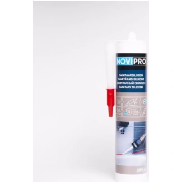 NOVIPRO SANITARY 280ml Sanitārais silikona hermēti
