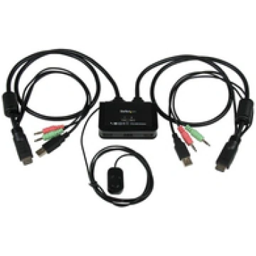 StarTech.com 2 Port USB HDMI KVM Switch with Audio