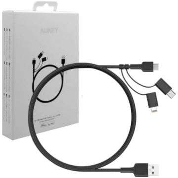 Cb-bal5 3in1 kabelis micro usb | usb-c | lightning