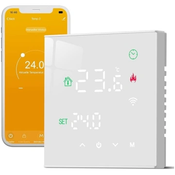 Beok termostats grīdas apsildes vieds, WiFi istaba