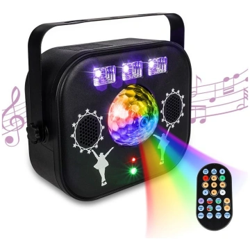 LIGHT4ME MULTIBOX multi-effect LED disco ball UV l