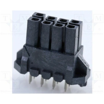 Connector: wire-board; socket; PIN: 8; MICRO; vert
