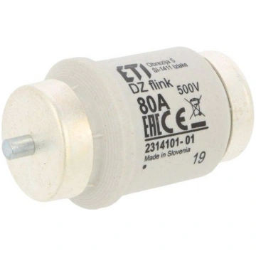 Fuse: fuse; ceramic; 80A; 500VAC; 500VDC; quick bl
