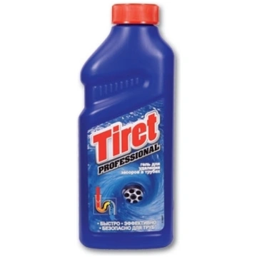 Kanalizācijas cauruļu tīrīš.līdzeklis TIRET 500ml 