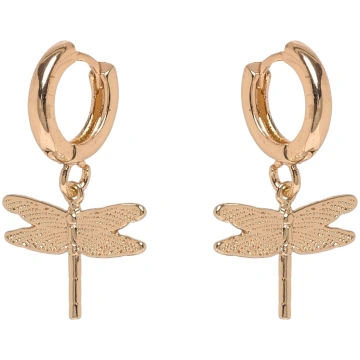 Timi Of Sweden - Dragonfly Small Hoop Earrings - i