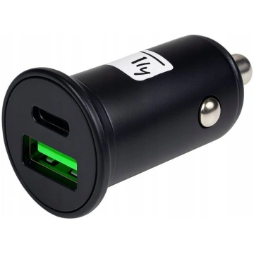Ladowarka Techly Ladowarka samochodowa USB-A QC + 