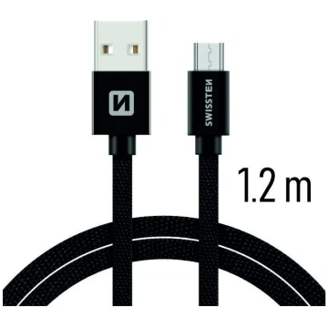 Swissten Textile Quick Charge Universal Micro USB 