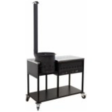 ABAS BBQ table with boiler oven and grill grils