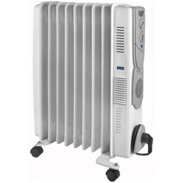 Eļļas radiators lielāku telpu papildu apsildei 200